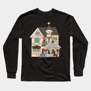 Southern Christmas House Long Sleeve T-Shirt